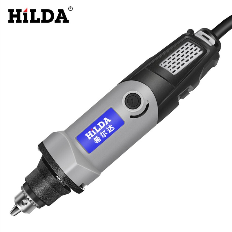HILDA 14/139/176PCS 28000RPM 400W Electric Drill Mini Engraver Rotary Tool Mini Drill 6 Position Rotary Tools Mini Grinding Machine