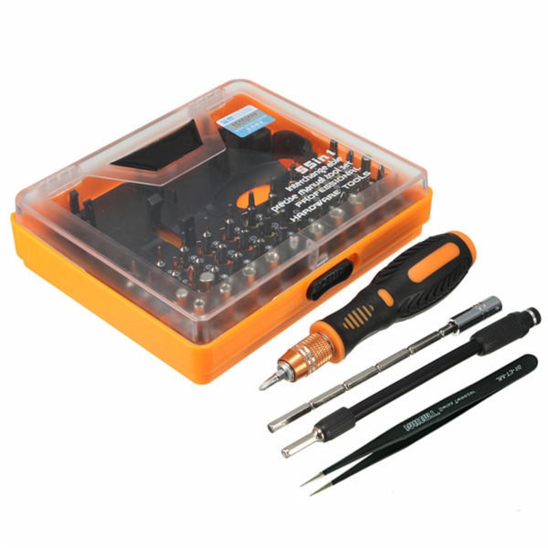 JAKEMY 53 in 1 Multi-Bit Precision Torx Screwdriver Tweezer Phone Repair Tool