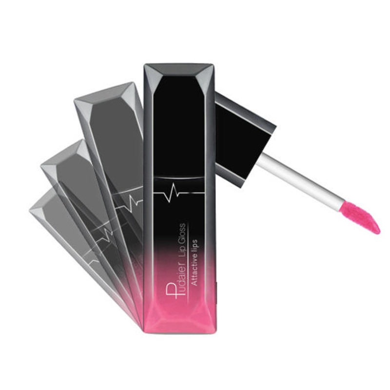 Matte Liquid Purple Lipstick Makeup Waterproof Dark Lip Gloss Tint Cosmetics Nude 6 Colors