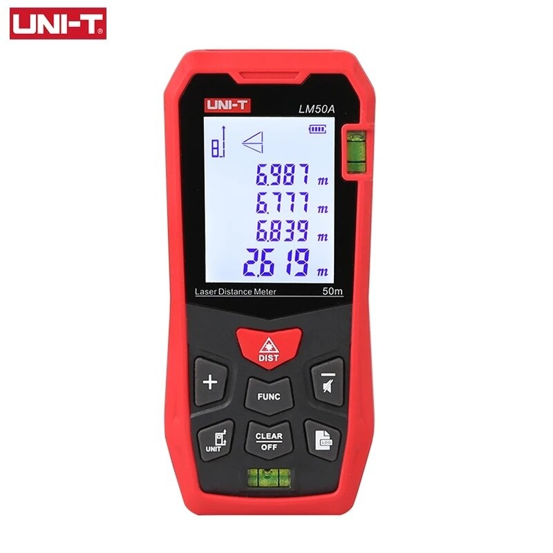 UNI-T Laser Rangefinder LM50A LM70A LM100A Laser Distance Meter Digital Range Finder Tape Measure