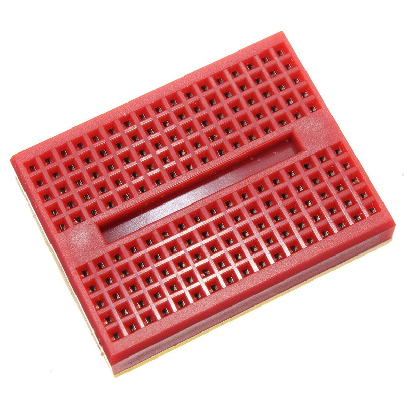10Pcs Red Mini Solderless Prototype Breadboard 170 Points For Shield SYB-170 Experiment Test Breadboard