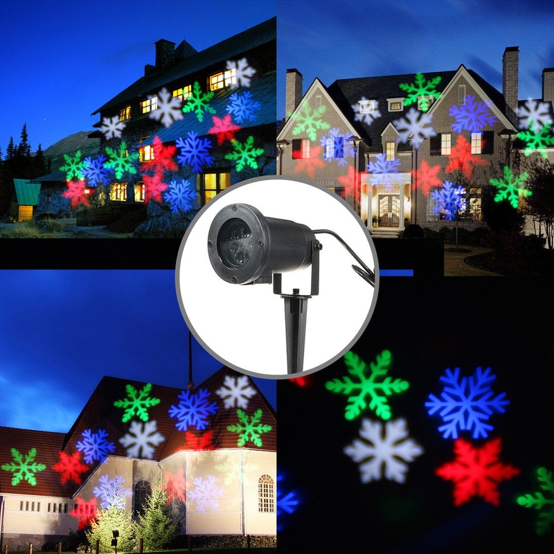 110-240V LED Christmas Projector Stage Light Waterproof Indoor Outdoor Garden Lamp Decoration