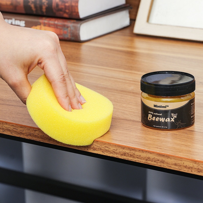 CHARMINER Beewax Wood Care Wax Solid Wood Maintenance Cleaning Polished Waterproof Wear-Resistant Wax Furniture Care