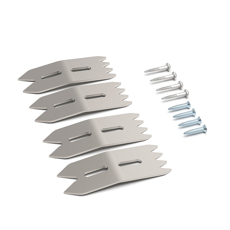 Multi functional Limit Block Set Woodworking Fixture Uniform Force Distribution Strict Quality Standards Suitable for Various Applications 12 Piece Set Including Positioning Pressure Plates and Self-tapping Screws