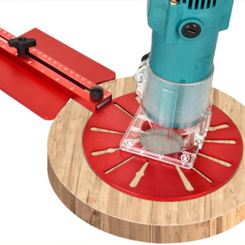 Woodworking Universal Trimming Machine Bracket Auxiliary Circular Punching Metric Inch Trimming Machine Circular Milling Machine