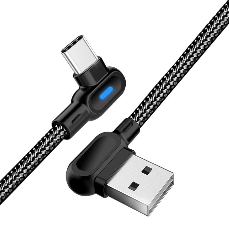 2.4A USB-A to Type-C/iP Cable Fast Charging Data Transmission Copper Core Line 1M/2M Long for iPhone 12 13 14 14Pro for Huawei Mate50 for Samsung Galaxy S23 for Xiaomi 13pro