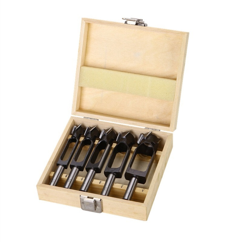 3PCS/5PCS Deep Plug Cutter Drill Bit Set Carbon Steel 56mm Cutting Depth Kit for Precision Woodworking