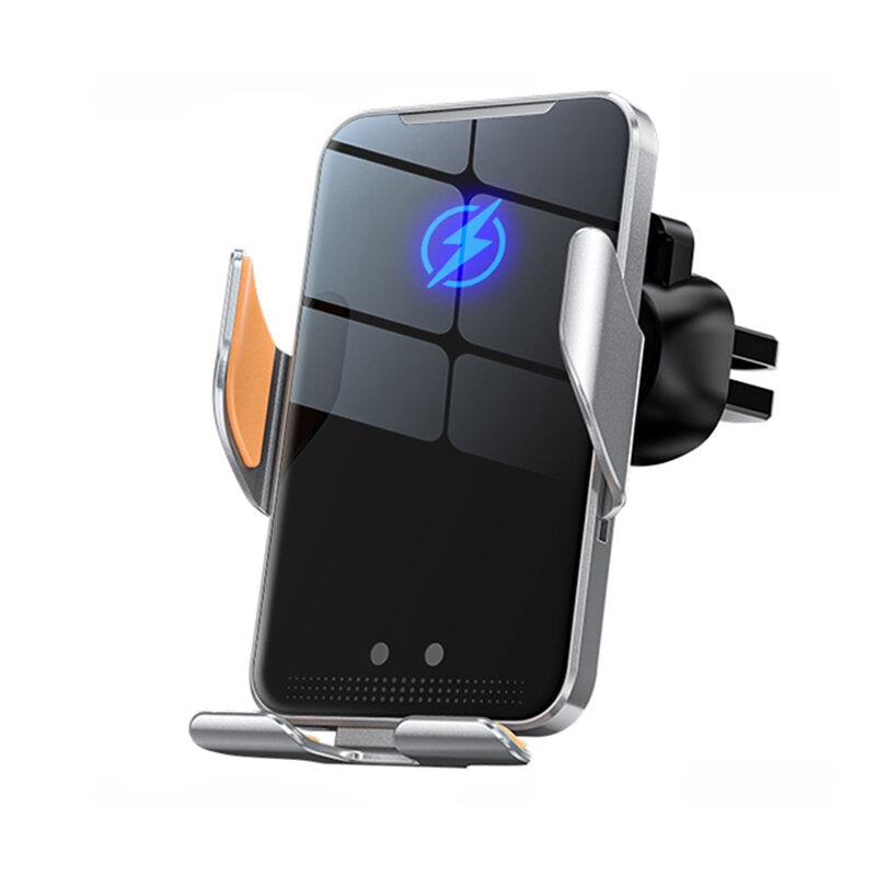 Bakeey C9 15W 10W 7.5W 5W Wireless Charger Car Phone Bracket Fast Wireless Charging Mount Stand for Qi-enabled Smart Phones for iPhone 12 13 14 14Pro for Huawei Mate50 for Samsung Galaxy S23