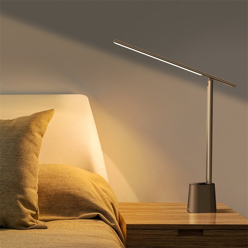 Baseus LED Desk Lamp Smart Adaptive Brightness Eye Protect Study Office Foldable Table Lamp Dimmable Bedside Reading Book Light