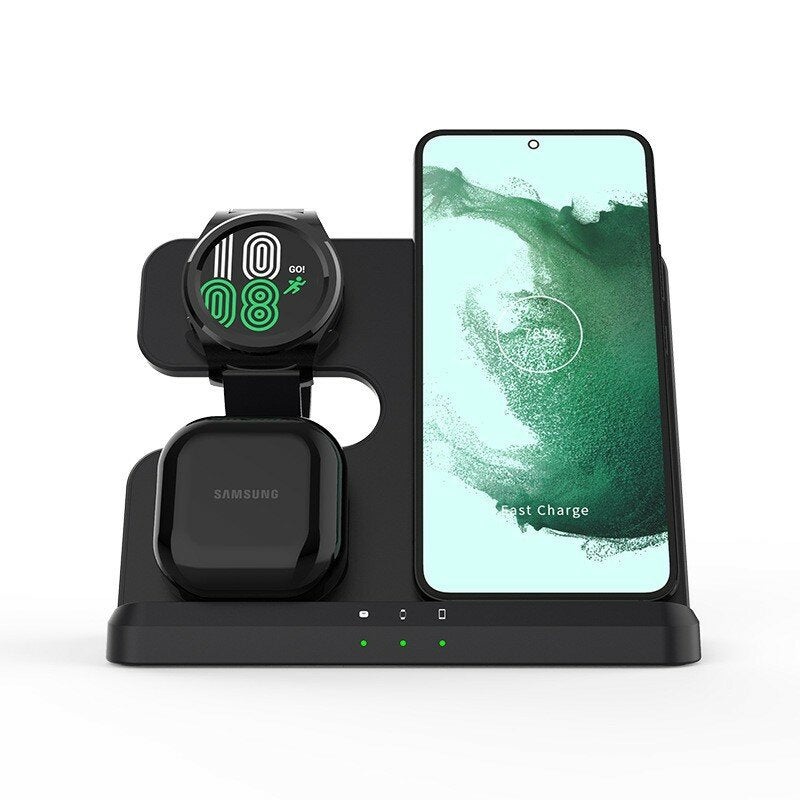 Q10b 15W 10W 7.5W 5W Wireless Charger Fast Wireless Charging Pad for Qi-enabled Smart Phones for iPhone 12 13 14 14 Pro for Huawei Mate50 for Samsung Galaxy S23 for Xiaomi 13pro for Smart Watch for Wireless Earphone