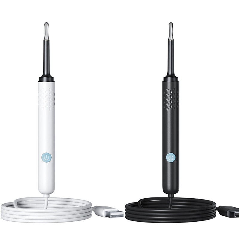 Smart Visual Ear Pick High Definition 5MP Camera Ear Spoon Endoscope Ear Digging Tool 360 Precision Clean 2.4GHz Stable Wi-Fi Transmission Thermostat Control for Comfortable Ear Cleaning