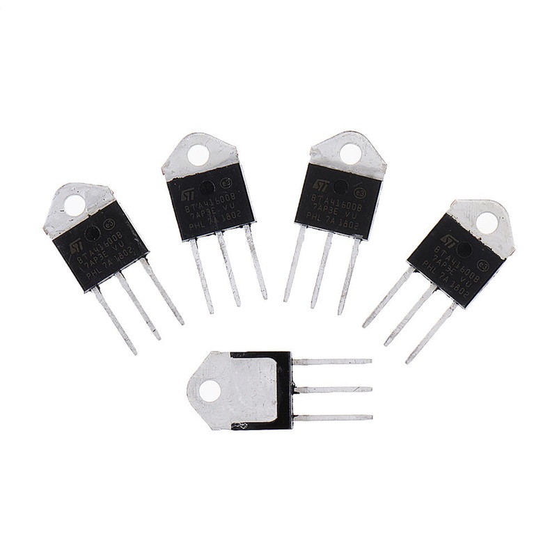 5pcs BTA41-600B BTA41-600 Triac 600V 40A BTA41600B BTA41600 BTA41 TO-3P 40A IC