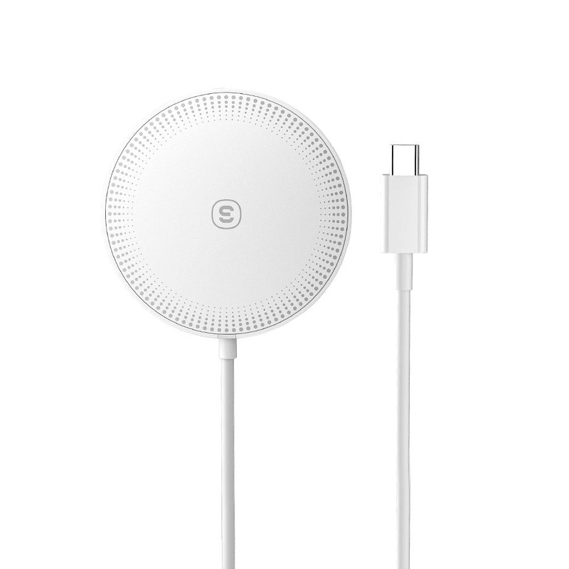 ESSAGER ES-WC07 15W 10W 7.5W 5W Wireless Charger Fast Wireless Charging Pad for Qi-enabled Smart Phones for iPhone 12 13 14 14 Pro for Samsung Galaxy S23 for Xiaomi 13pro for Huawei Mate50