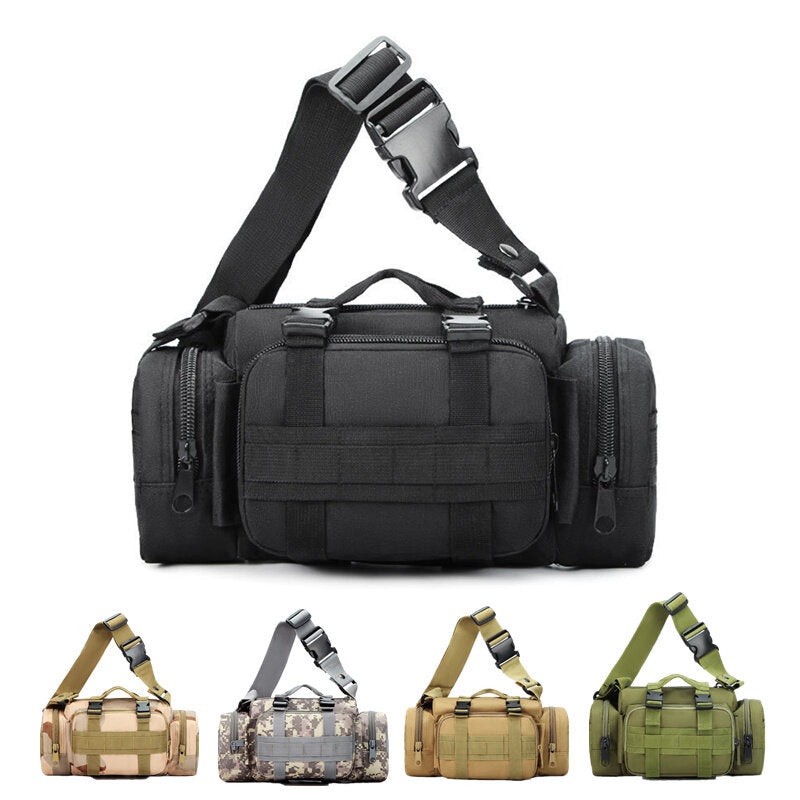 Outdoor Tactical Waist Bag Multifunction Running Camping Fishing Hiking Shoulder Bag Sport Waist Pack
