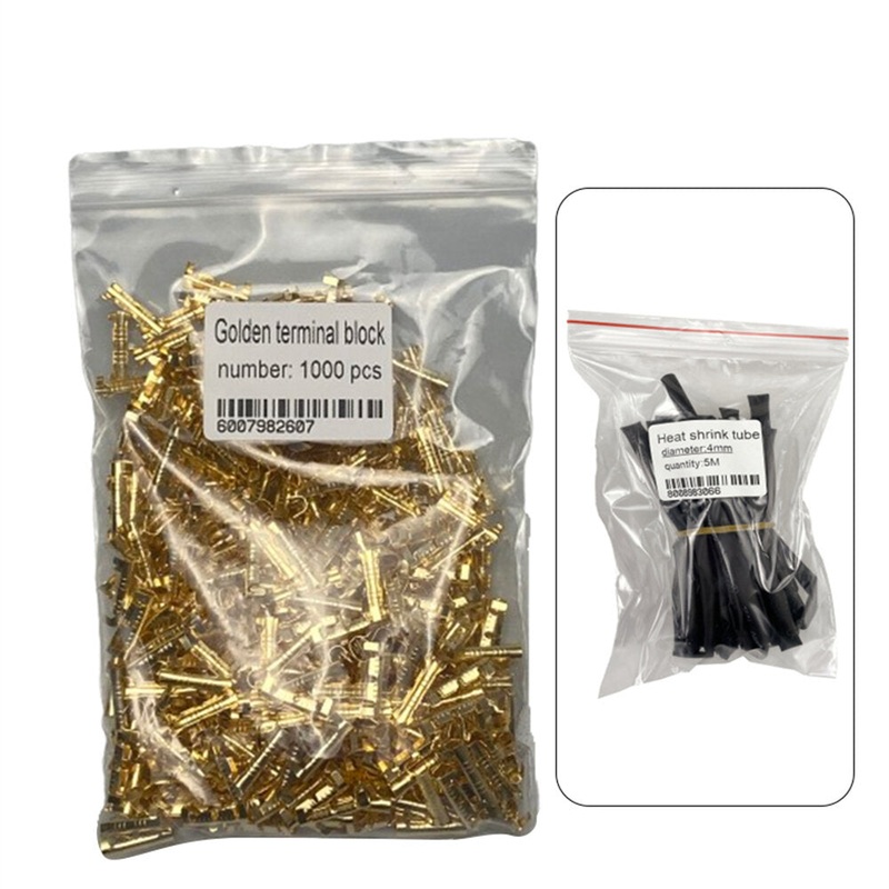 1000Pcs Gold 453 U-Type 0.3-1.5mm Terminal Cold Insertion Connector with Free Gift – Best Choice for Small Toothed Membrane Terminals and Electrical Connections