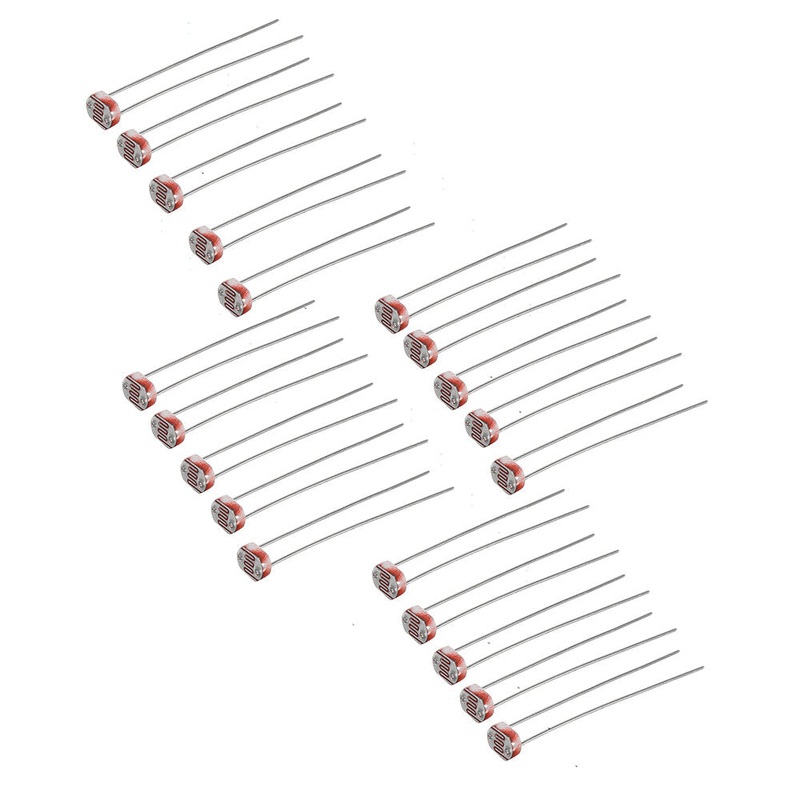 20pcs Light Dependent Resistor LDR 5MM Photoresistor Photoelectric Switch Element Photo 5528