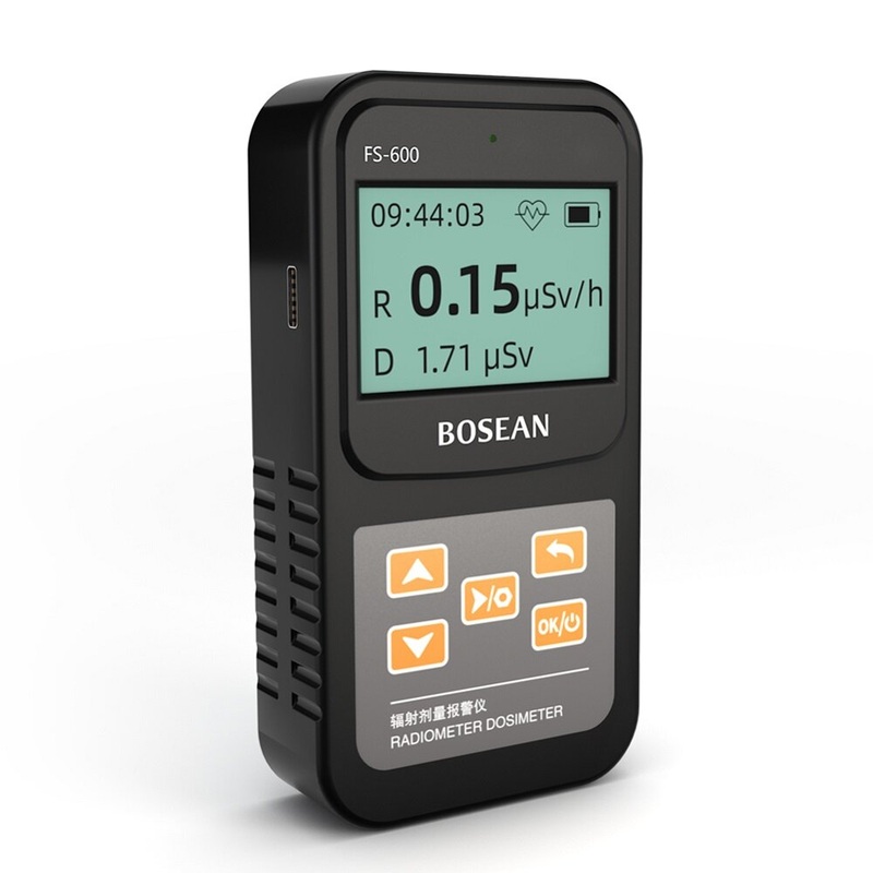 BOSEAN FS-600 Counter Nuclear Radiation Tester Radioactive Tester X-ray -ray -ray Rechargeable Handheld Counter Emission Dosimeter