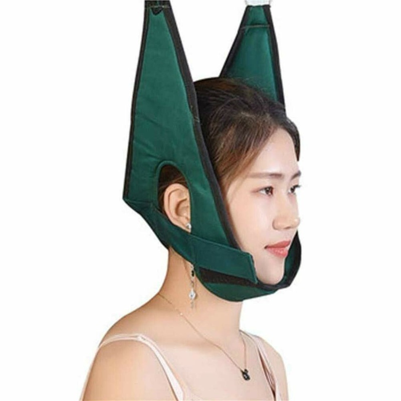 Thicken Fixed Cervical Traction Home Neck Sling Soft Neck Stretching Strap For Adult