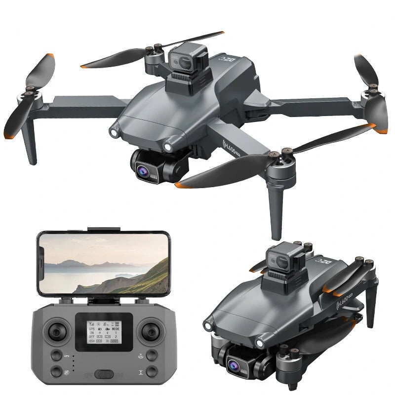 LYZRC L600 PRO GPS 5G WiFi FPV with 4K ESC HD Dual Camera 360 Obstacle Avoidance Optical Flow Positioning Brushless Foldable RC Drone Quadcopter RTF