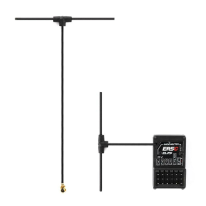 RadioMaster ER5A 5CH ExpressLRS ELRS PWM RC Receiver w/ Spare Long T Antenna for RC Airplane FPV Racing Drone