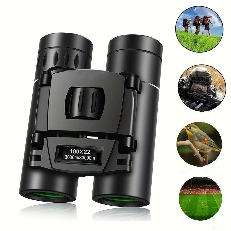 100×22 HD Telescope 3000m Phone Binoculars High Magnification, BAK4 Micro Telescope For Camping Super Foot Bowl Spectators Goods