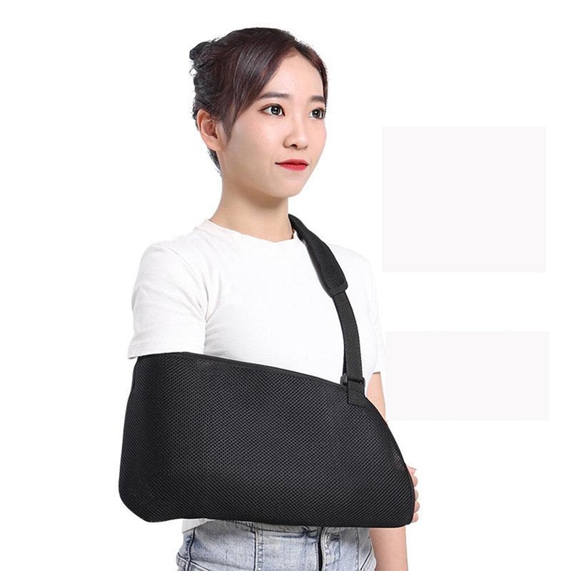 Adjustable Arm Sling Broken Shoulder Elbow Wrist Brace Immobilizer Mesh Injury Strap Support For Adult