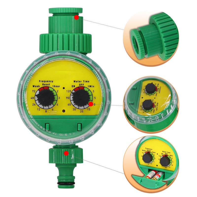AGSIVO Sprinkler Timer Programmable Water Timer for Garden Hose Automatic Watering System Waterproof Digital Irrigation Timer System