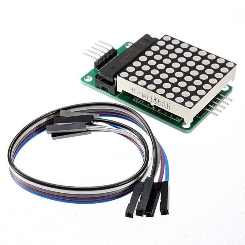 10Pcs MAX7219 Dot Matrix Module MCU LED Control Module Kit Geekcreit for Arduino – products that work with official Arduino boards