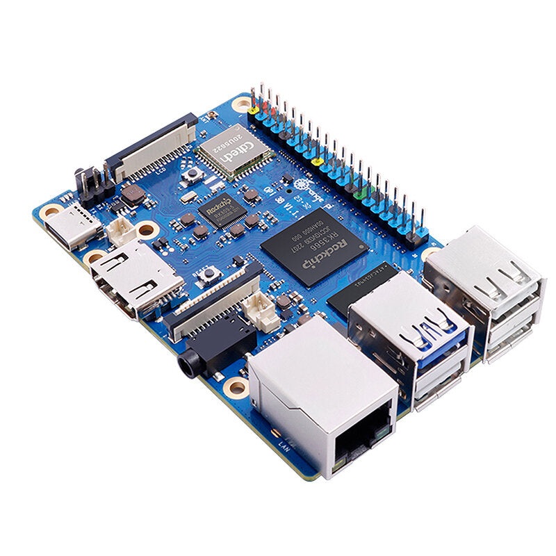Orange Pi 3B 4GB/8GB RAM Rockchip RK3566 Mini PC Quad-Core 64-bit WiFi+BLE Gigabit Run Android Linux OpenHarmony OS SBC Single Board