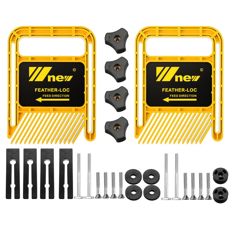 Wnew Lengthened Double Feather Boards 160mm Adjust Featherboards Safety for Table Saw Router Table Band Saw T Slot Miter Track