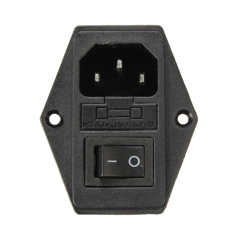3 in 1 Fuse Power Supply Socket for  Makerbot Ultimaker