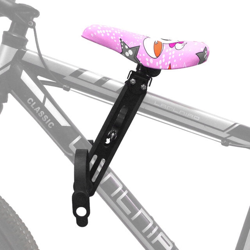 BIKIGHT Kids Bike Seat Front Mounted MTB Bike Handlebar Children Saddle Parts for 2-5 Years Old