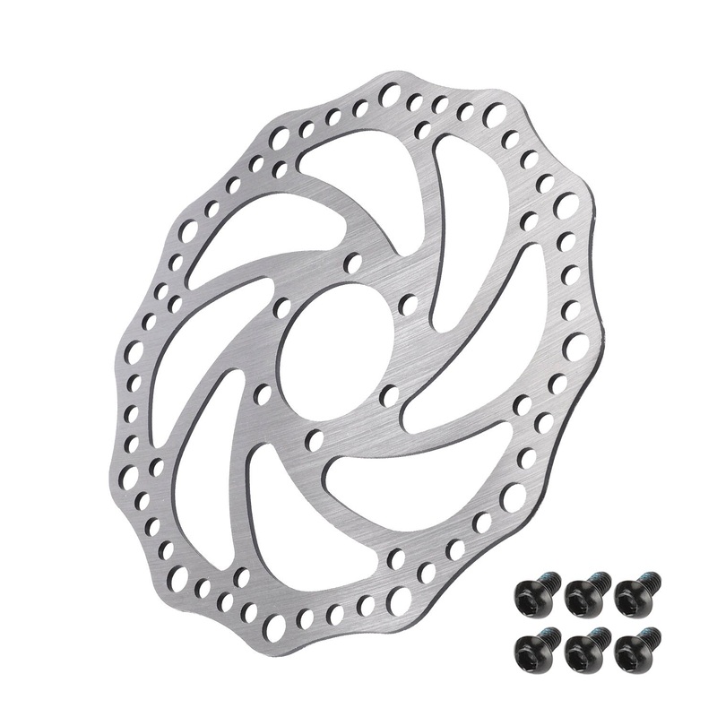 Brake 160mm Disc Rotor Bolt Mountain Bikes With Flange Diagonal 6 Holes Brake Disc Bicycle Parts For ANGWATT T1