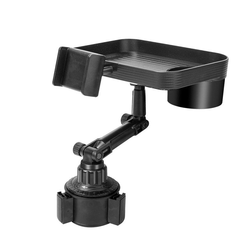 Foldable Multifunctional Car Tray Phone Holder Car Interior Cup Food Holder 360 Adjustable Angle And Expandable Food Tray