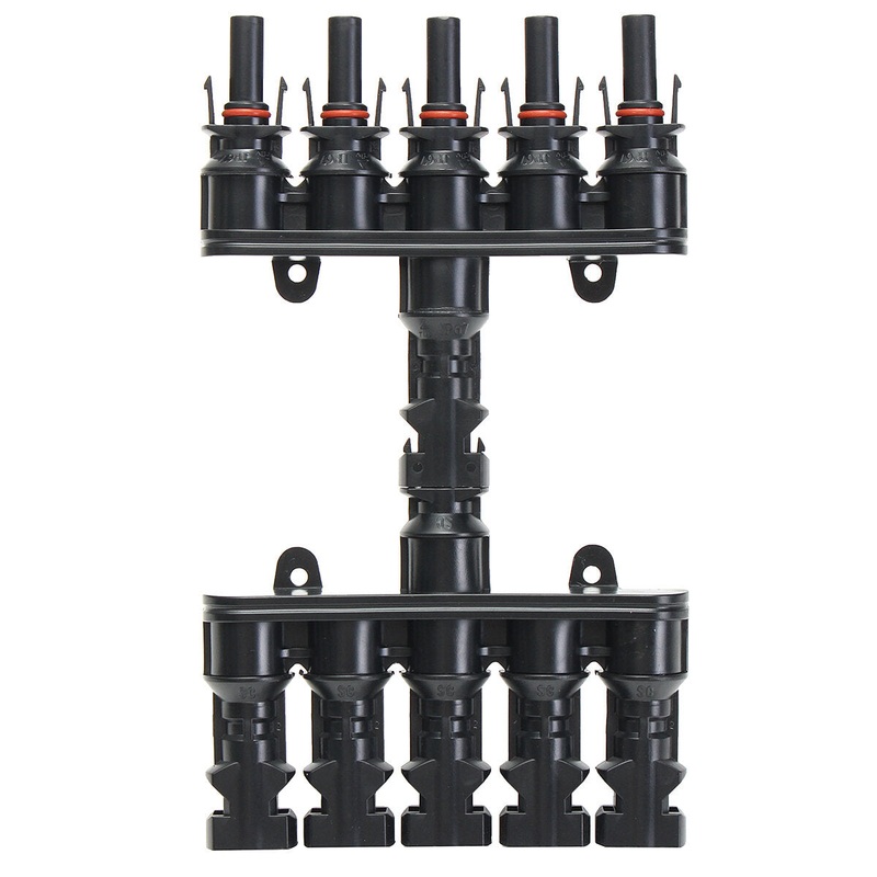 MC4 Connector Branching Male Connectors for Photovoltaic Solar Panel