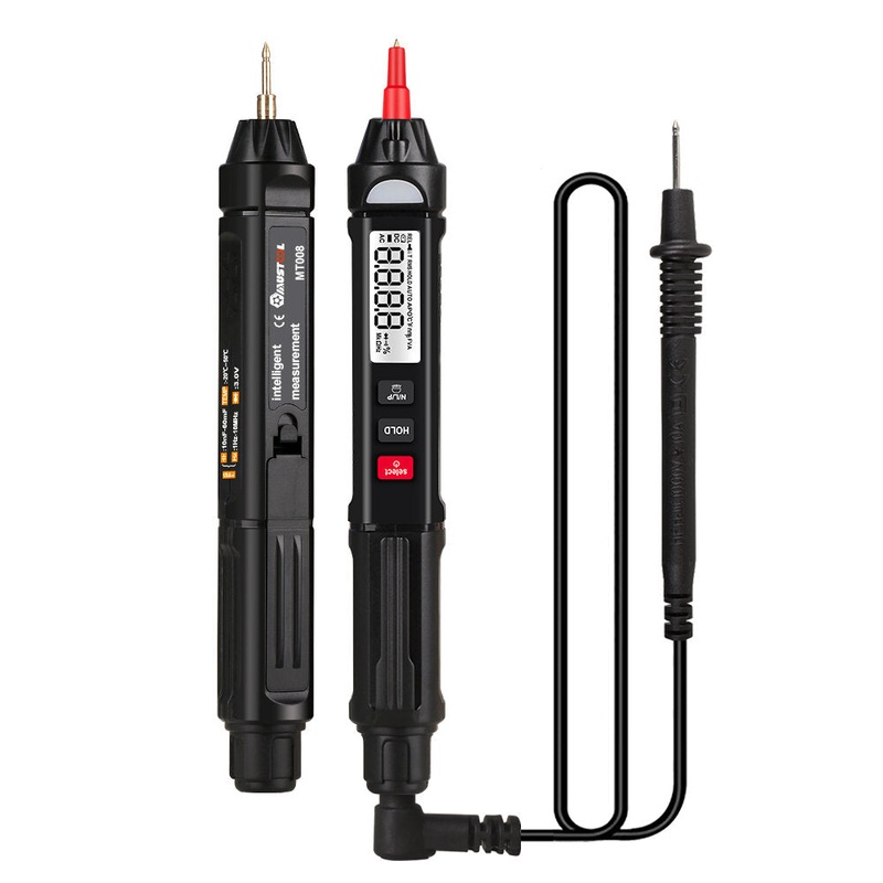 MUSTOOL MT008 2 IN 1 4000 Counts Digital Multimeter Pen Type Professional AC/DC Voltage Meter Handheld Resistance Diode Tester