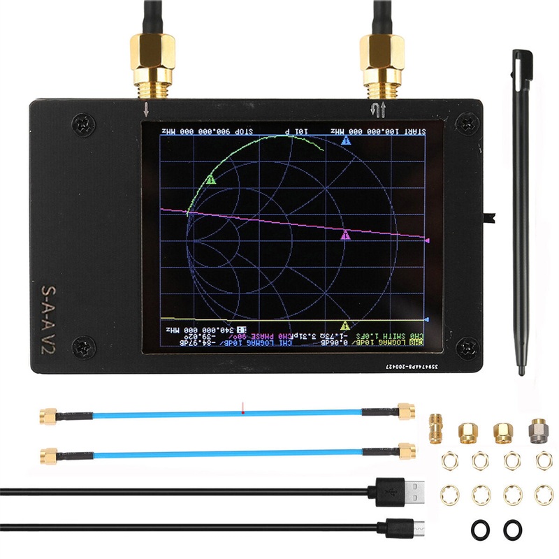 NanoVNA S-A-A-2 V2 3G Vector Network Analyzer Antenna Analyzer 10KHz~3GHz Shortwave HF VHF UHF Nano VNA Spectrum Analyzer