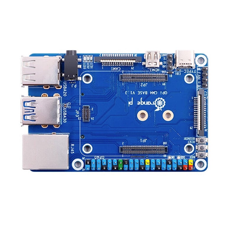 Orange Pi CM4 Base Board M.2 M-KEY Slot Gigabit Ethernet RJ45 Single Board Computer Module 4 Use for OPi/Rpi CM4 Core Board