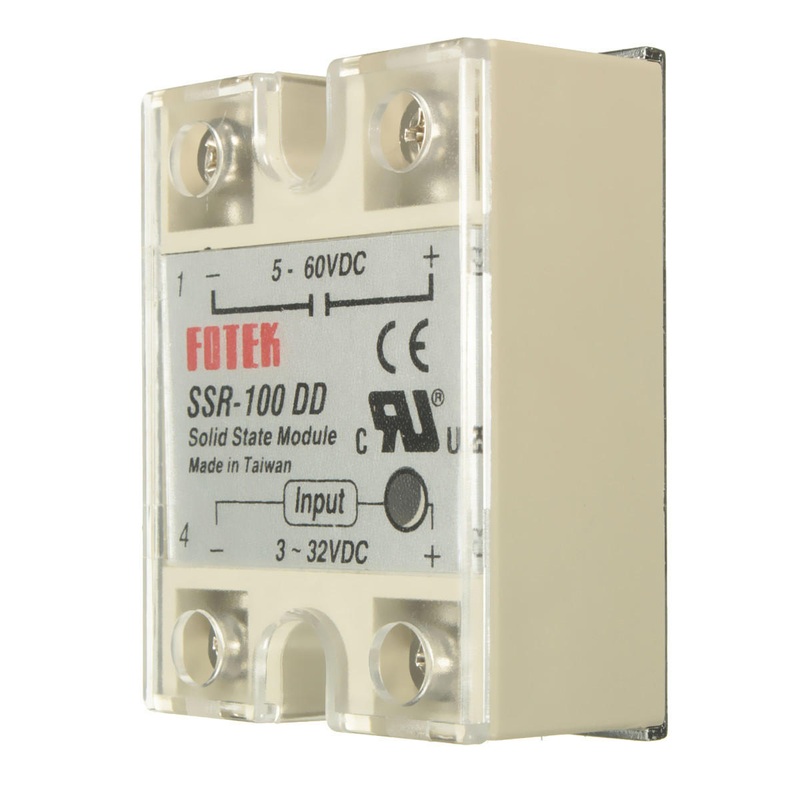 SSR-100 DD Solid State Module Solid-state Relay DC-DC 100A 3-32V DC/5-60V DC  Elec-Mall
