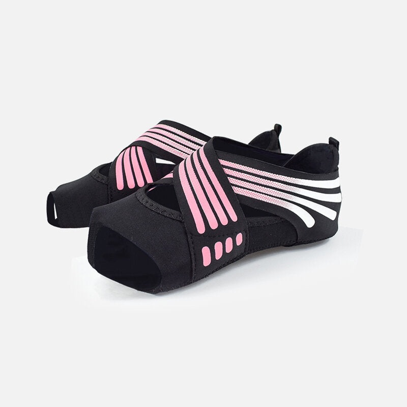 Women’s Non-slip Fitness Dance Pilates Toe Socks Professional Indoor Yoga Shoes