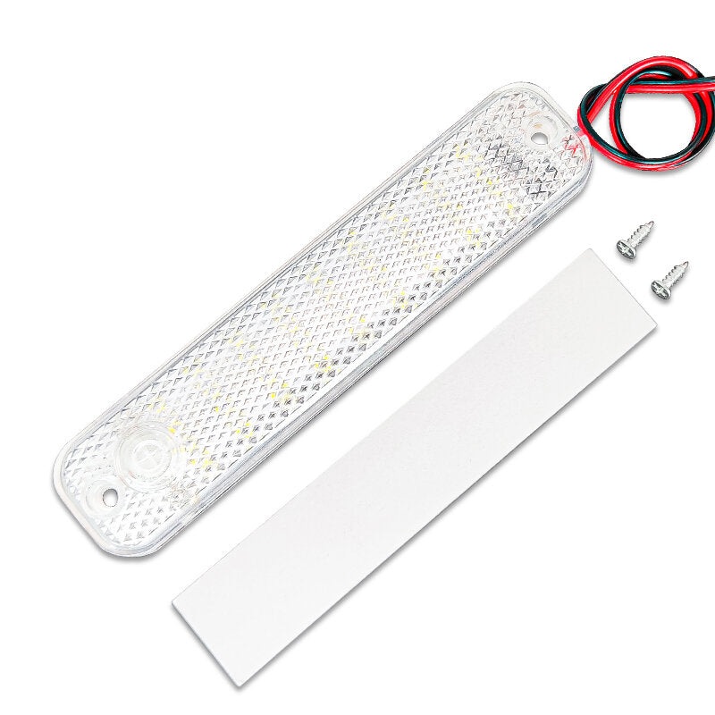 12-85V Car Cabin Reading Light 36 LEDs High Brightness Car LED Dome Light With Large Transparent Switch