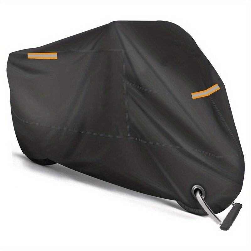 190T Motorcycle Cover Outdoor Indoor Protection for Motorbikes and E-Bikes Waterproof All Season Dustproof UV Protection