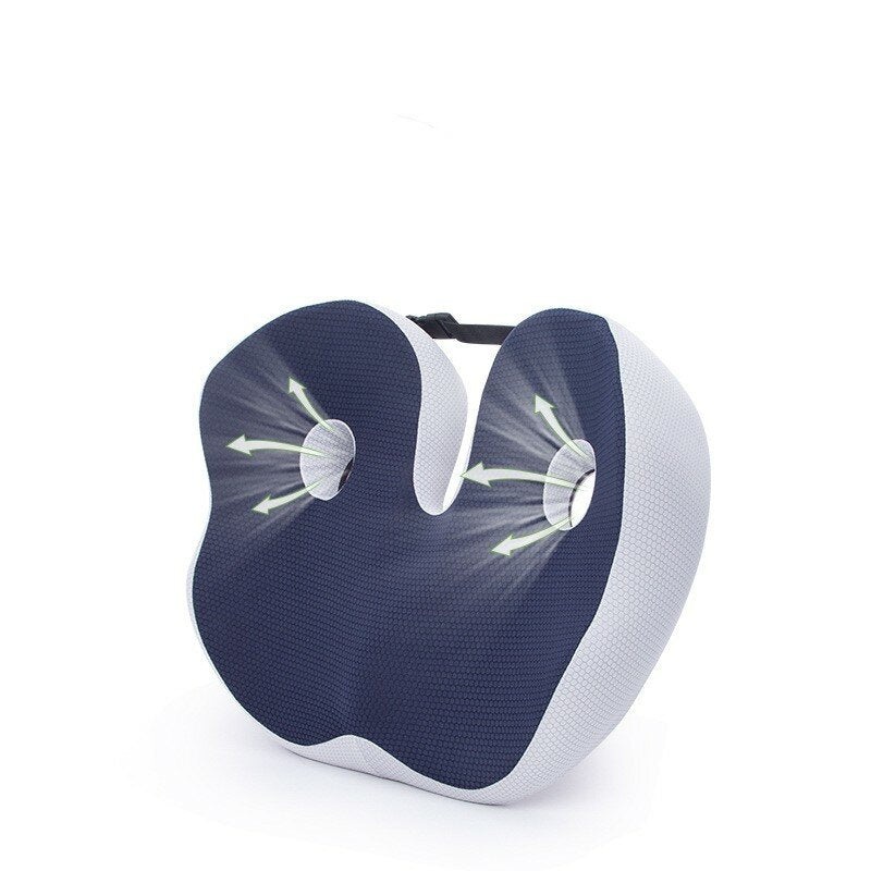 AGSIVO Memory Foam Seat Cushion for Pressure Relief / Tailbone Pain / Sciatica & Back Pain Relief for Office Chairs for Driving Gaming