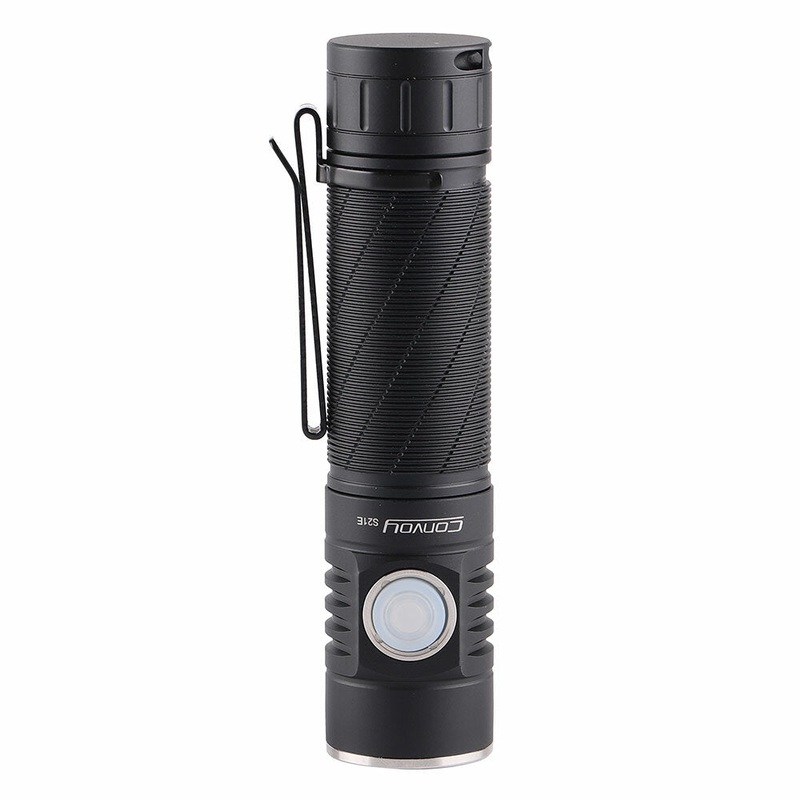 Convoy S21E P50.3 HI Strong Light Compact EDC Flashlight 21700 Type-C USB Rechargeable LED Flash Torch Camping Fishing Lamp Police Fireman Light
