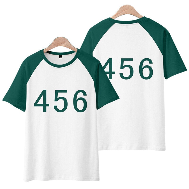 Short Sleeved Top Halloween Costumes Christmas Costumes Korean Drama Cosplay 001/456/067/218 Sports Short Sleeve Comfortable Breathable Outdoor Sports Clothing