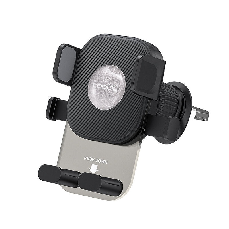 Toocki TQ-ZJ08 Gravity Car Phone Holder Air Vent Clip GPS Stand Car Mobile Phone Support for iPhone 15 14 13 for Huawei Mate60 Pro for Samsung Galaxy S23 for Xiaomi 13pro