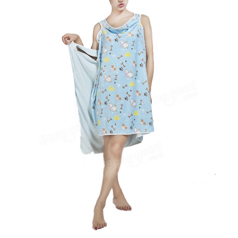 Honana BX-397 Women’s Bath Shower Towel Spa Bathrobe Magic Super Absorbent Bath Shower Towl