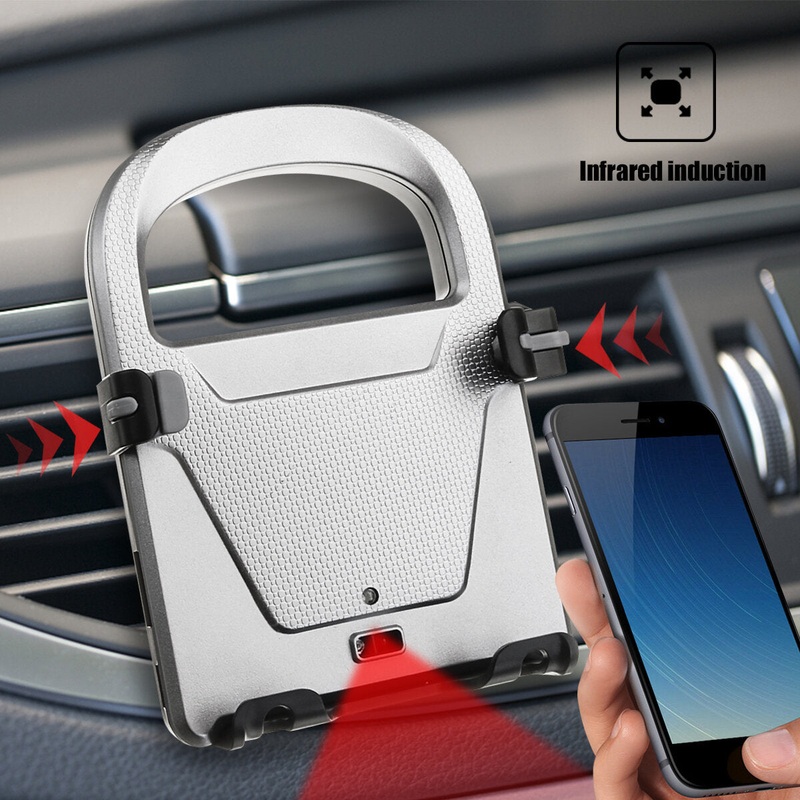 Intelligent Auto USB IR Infrared Motion Car Air Vent Holder Charger For Smartphone