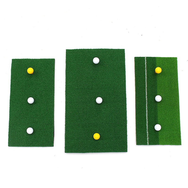 Golf Putting Training Mats Nylon Turf Chipping Driving Practice Mat Indoor