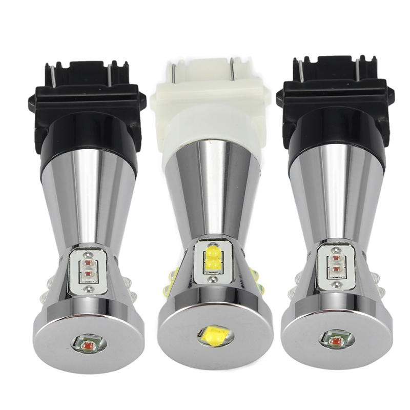 Universal 2Pcs Autoleader Car Tail Brake DRL Fog Lights Turn Signal Lamps Bulbs 3157 1156 3156 7443 7440 1157 For RV Camper Truck Trailer Motorcycle